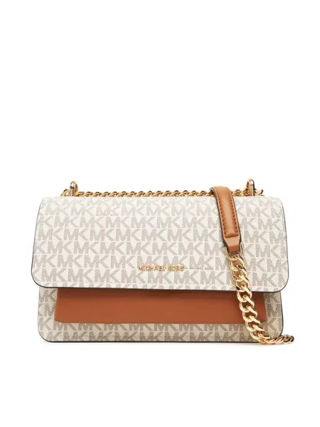 MICHAEL Michael Kors Torba za čez ramo konjak / greige / off-bela bež