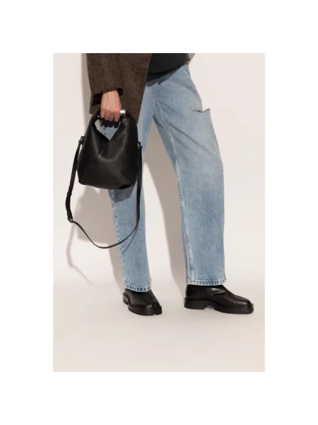 Maison Margiela torebka skórzana czarna
