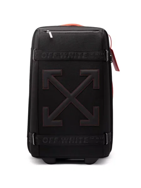 Βαλίτσα Off-white με αυτόγραφο λευκό