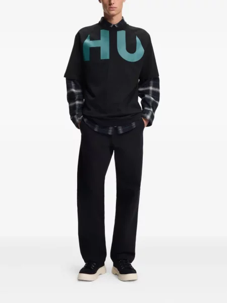 Tricou Hugo cu imagine negru