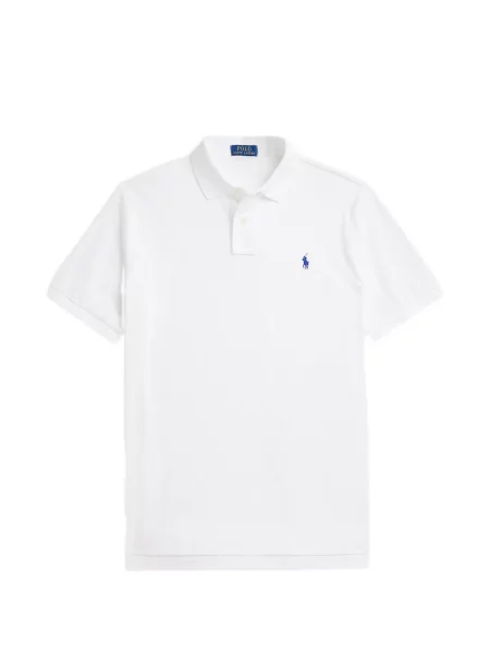 Мрежеста класическа поло тениска Polo Ralph Lauren бяло