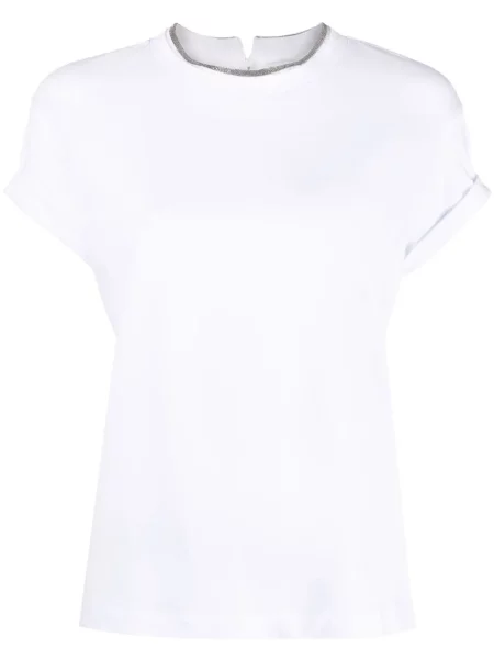 Tricou Brunello Cucinelli alb