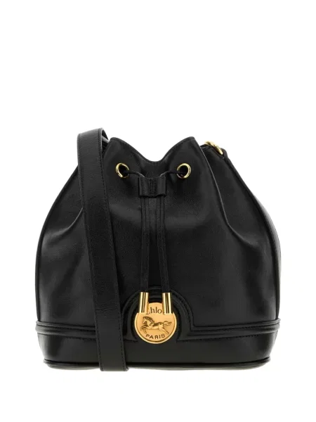 Geantă Chloé din piele negru