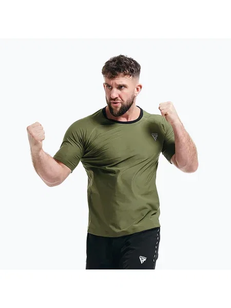 Tricou de antrenament pentru bărbați RDX M1 army green verde
