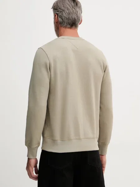 Tommy Hilfiger bluza z bawełną zielona
