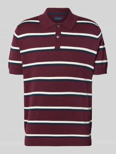Koszulka polo o kroju regular fit z kołnierzykiem polo Christian Berg Men