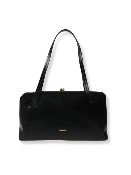 Torebka Jil Sander skórzana czarna