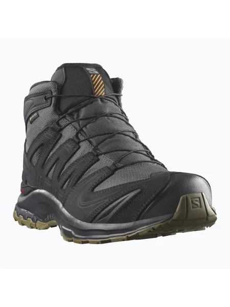 Buty trekkingowe Salomon XA Tracker GTX black/asphalt/coyote brown czarne