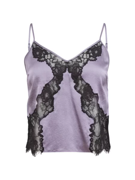 Top Fleur Du Mal din dantelă violet