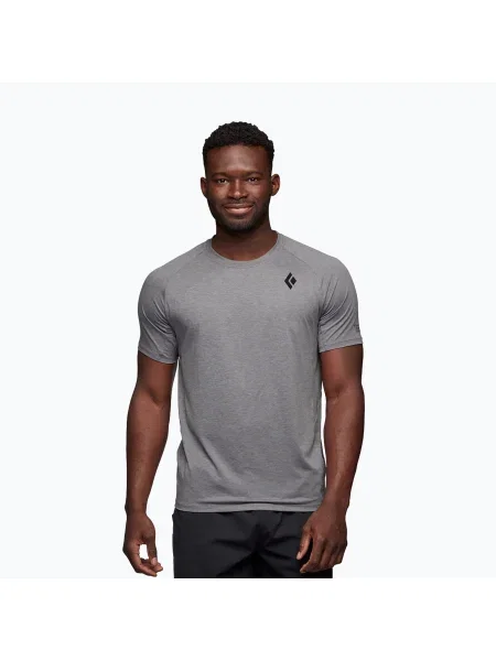 Tricou de antrenament pentru bărbați Black Diamond Lightwire Tech gri negru