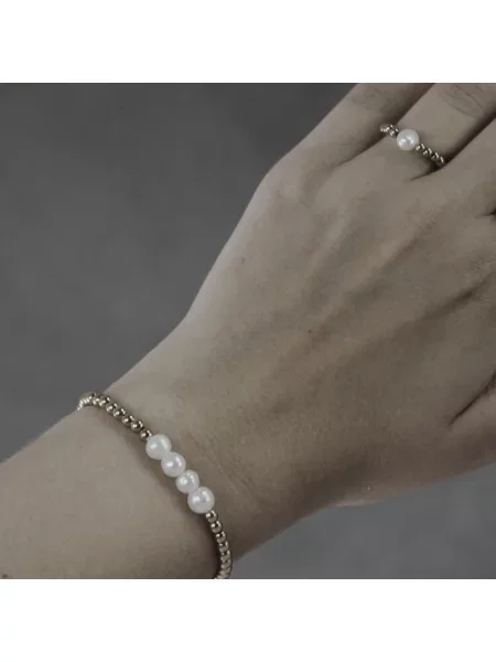 Bransoletka Dansk Copenhagen elegancka żółta