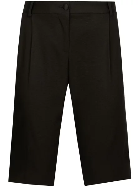 Pantaloni scurți Dolce & Gabbana plisate negru