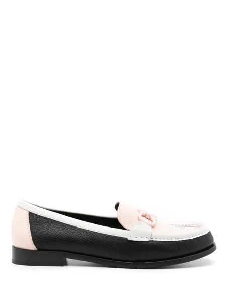 Кожени мокасини Ferragamo черно