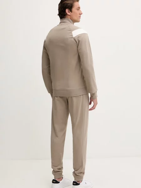 Emporio Armani komplet dresowy brązowy
