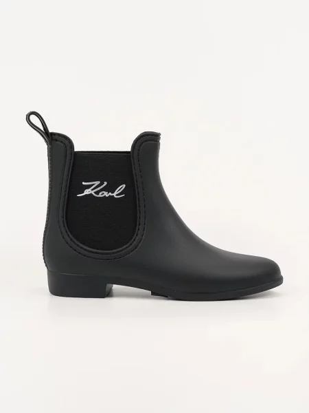 Gumijasti škornji Karl Lagerfeld KALOSH II črna