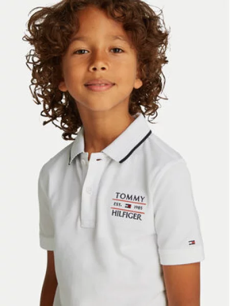Tommy Hilfiger Polo marškinėliai S Regular Fit balta