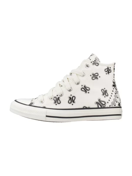 Pantofi Converse cu model paisley alb