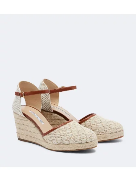 Espadrile Manolo Blahnik bej