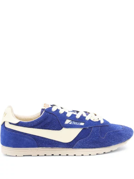 Sneakerși Autry din piele de căprioară albastru