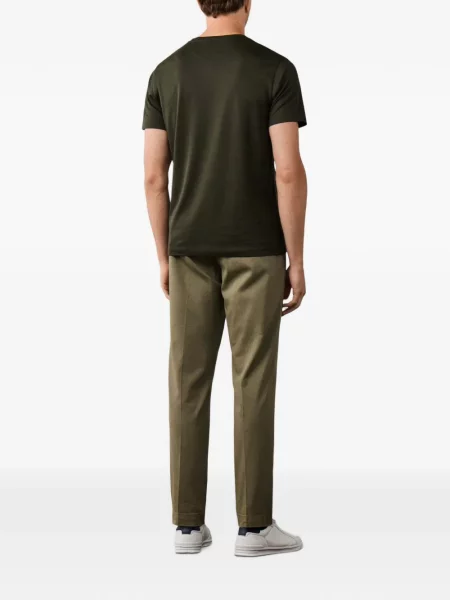 Tricou Hackett London cu decolteu rotund verde