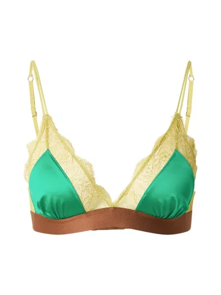 LOVE Stories Sutien ombră / stuf / kiwi verde