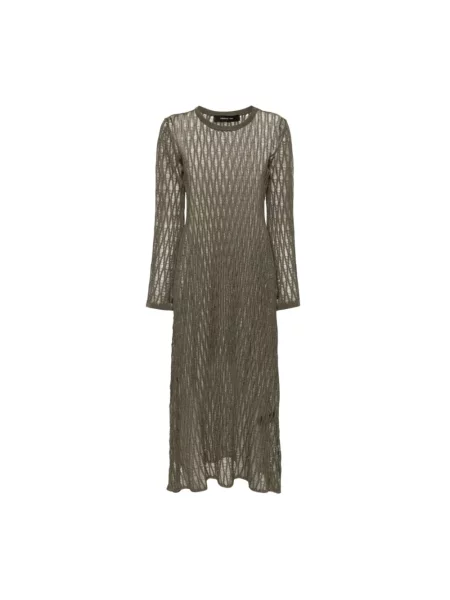 Długa sukienka maxi Federica Tosi zielona