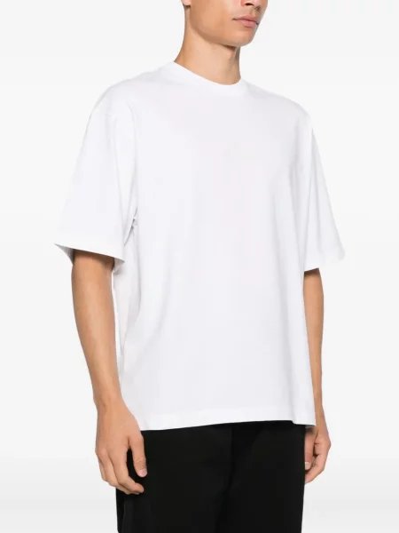 Tricou Stone Island cu broderie alb
