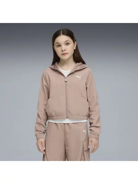 PUMA Młodzieżowa krótka kurtka T7 Akcesoria beżowy
