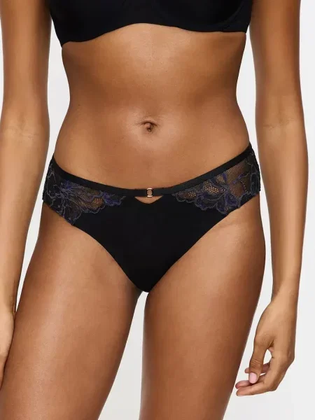 Triumph kalhotky s lyocellem Wild Gardenia Florale černé