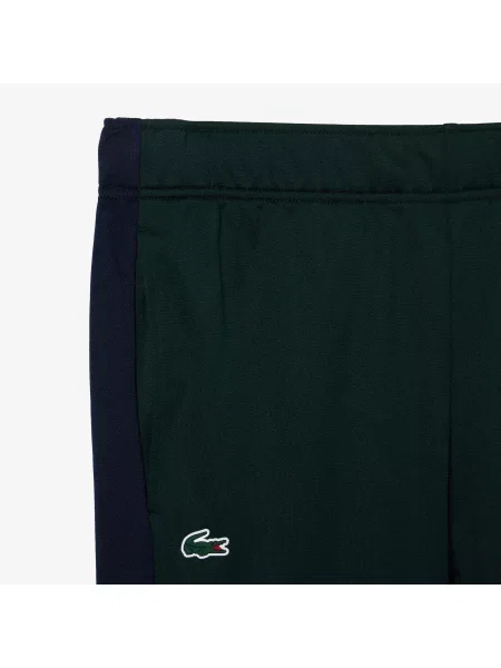 Lacoste Spodnie Dresowe Sport Color Block zielone