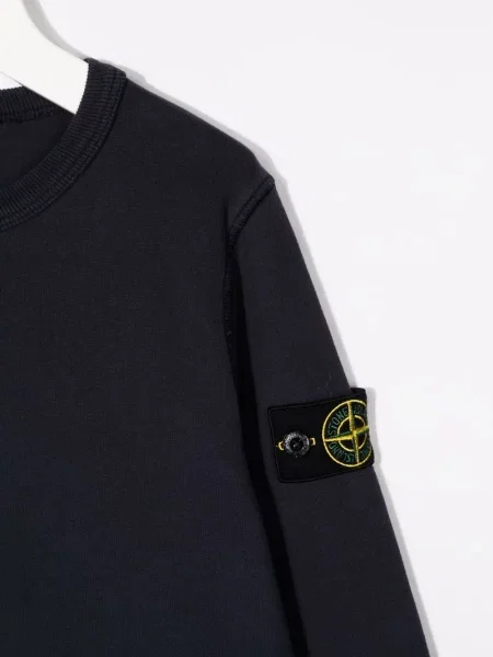 Bluza dziecięca Stone Island niebieska