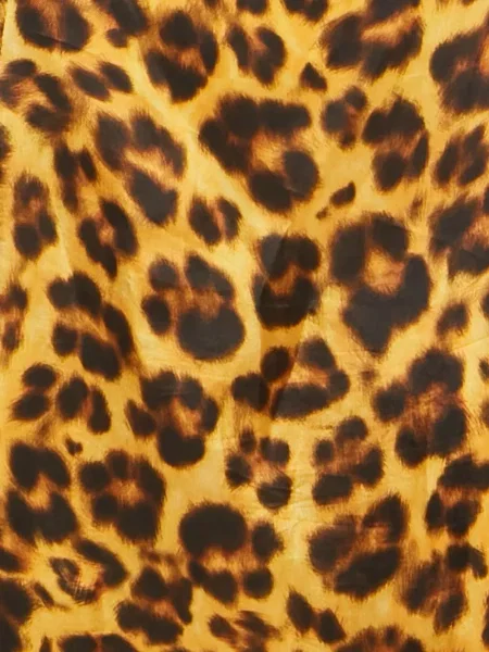 Rochie Sandro cu imagine cu model leopard de costum portocaliu