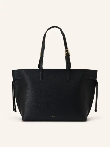 Shopperka Furla skórzana czarna