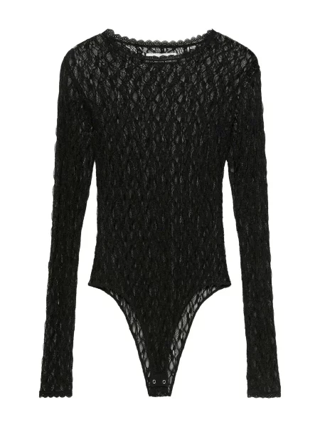 Pull&Bear Bluză body negru