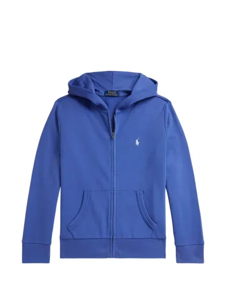 Bluza z kapturem dziecięca Polo Ralph Lauren niebieska