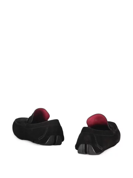 Pantofi loafer Ferragamo din piele de căprioară maro