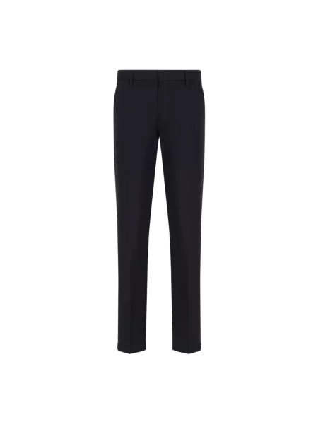 Spodnie Emporio Armani niebieskie