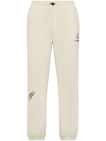 Kalhoty Plein Sport s potiskem šedé