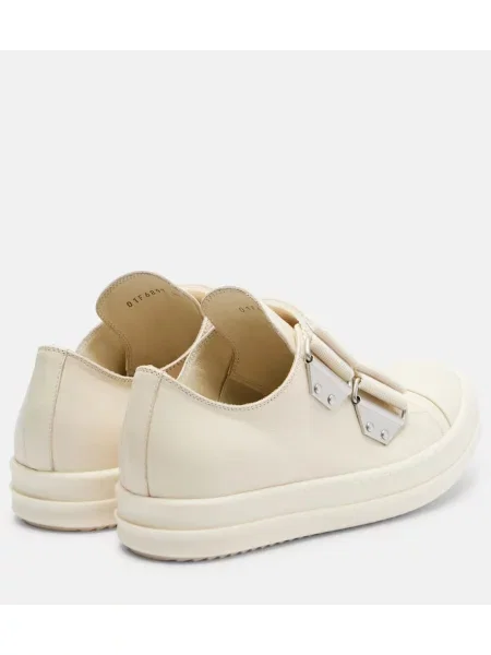Sneakerși Rick Owens din piele alb