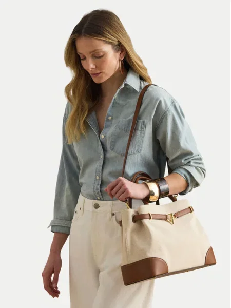 Lauren Ralph Lauren torebka beżowa