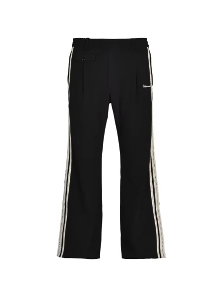 Pantaloni Cedarwood tricotate alergare cu autograf negru
