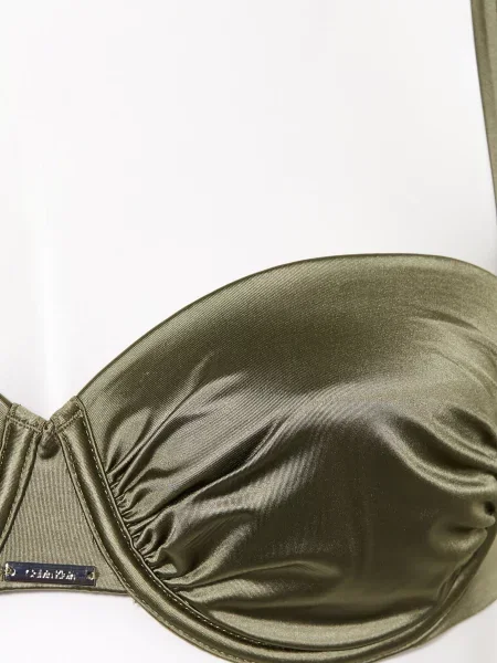Calvin Klein Biustonosz Bikini Z Fiszbinami Ck Shine gruen