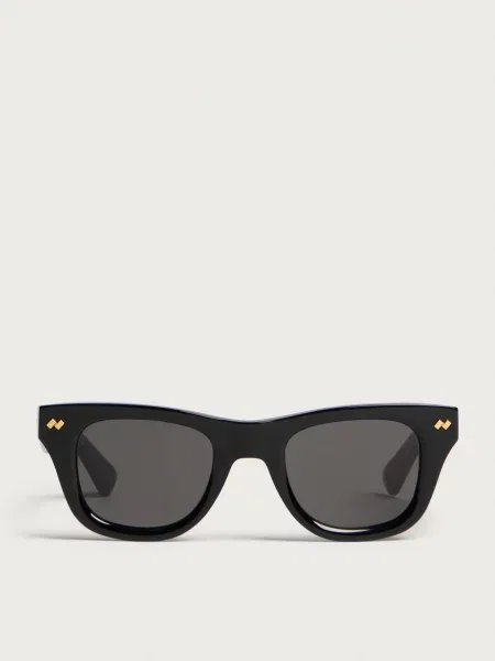 Okulary przeciwsłoneczne Bottega Veneta Eyewear czarne