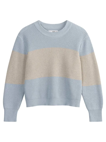 MELA Pulover Adah / albastru deschis bej