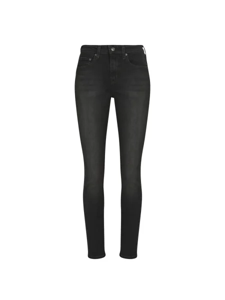 Blugi skinny Levi's® cu talie înaltă negru