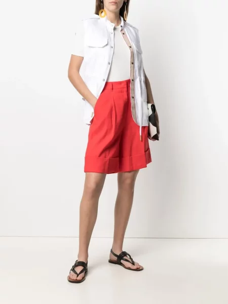 Pantaloni scurți Lorena Antoniazzi roșu