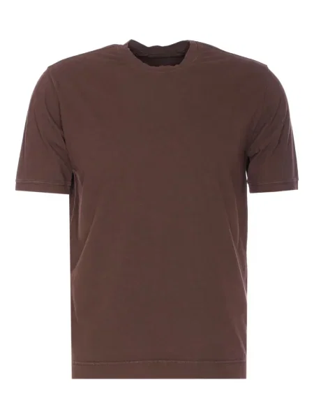 Tricou Circolo 1901 cu decolteu rotund scurt maro