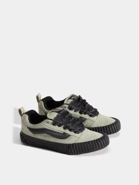 Замшеві Кеди низькі Vans KNU-SKOOL сірий