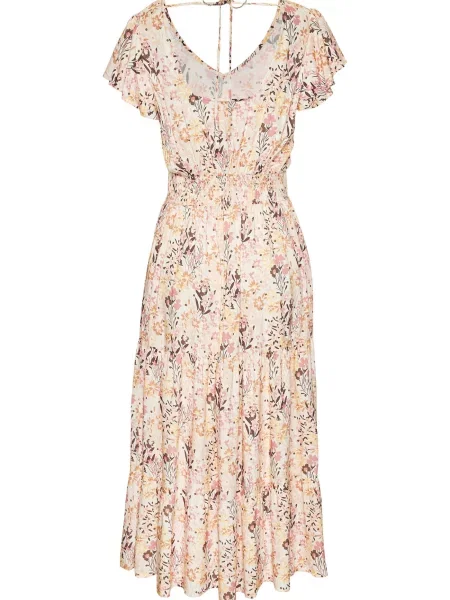VIVANCE by LASCANA Rochie de vară deschis / maro închis / galben deschis / roz bej