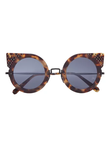 Okulary przeciwsłoneczne Philipp Plein brązowe
